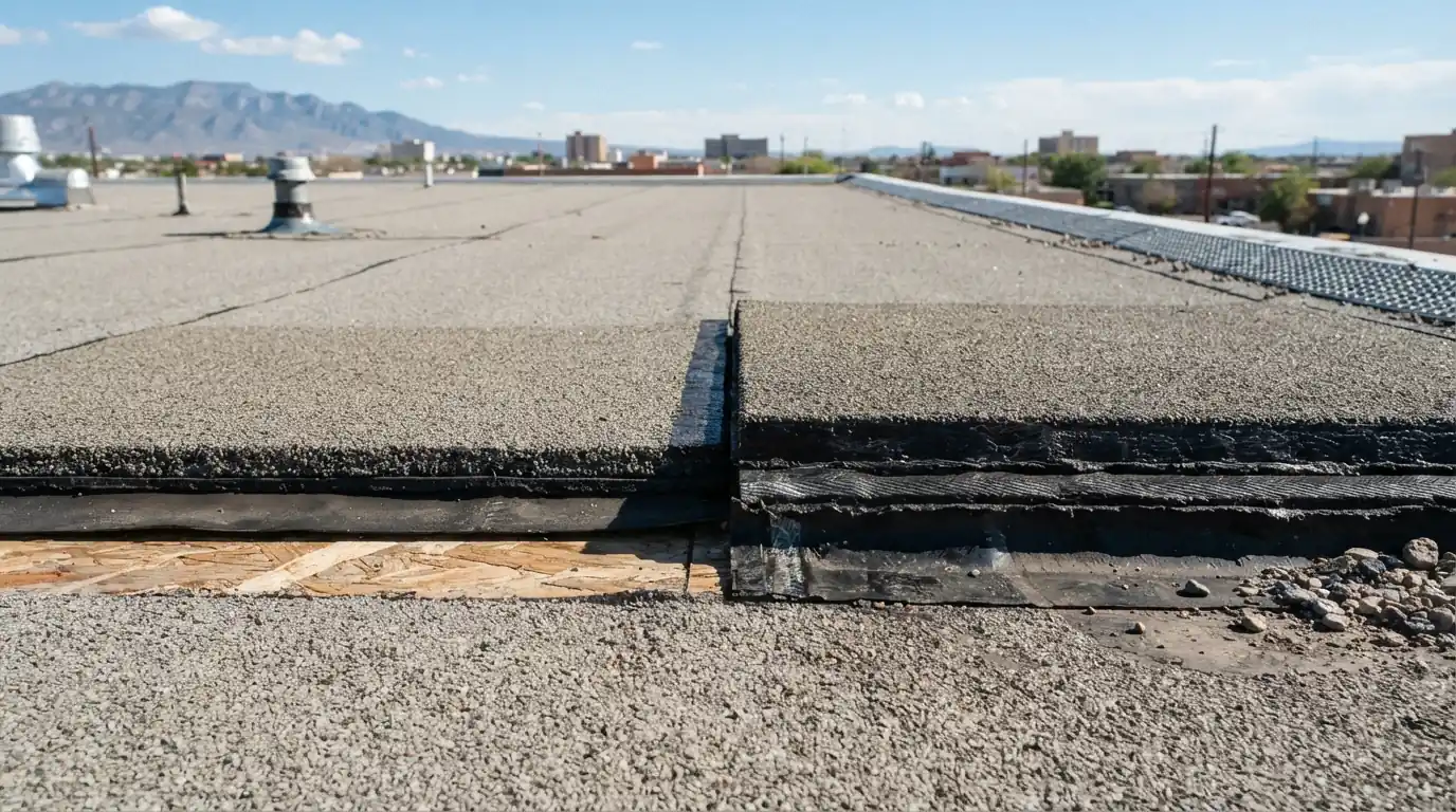 Two-ply vs three-ply systems on a roof in Albuquerque, NM